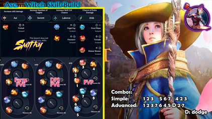 Билд Наследие Волшебницы в Black Desert Mobile